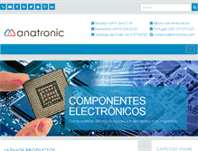 Tablet Screenshot of anatronic.com